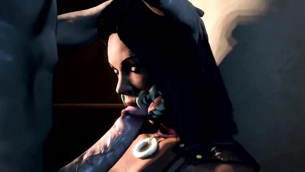 Porn parody on the computer game Mortal Kombat